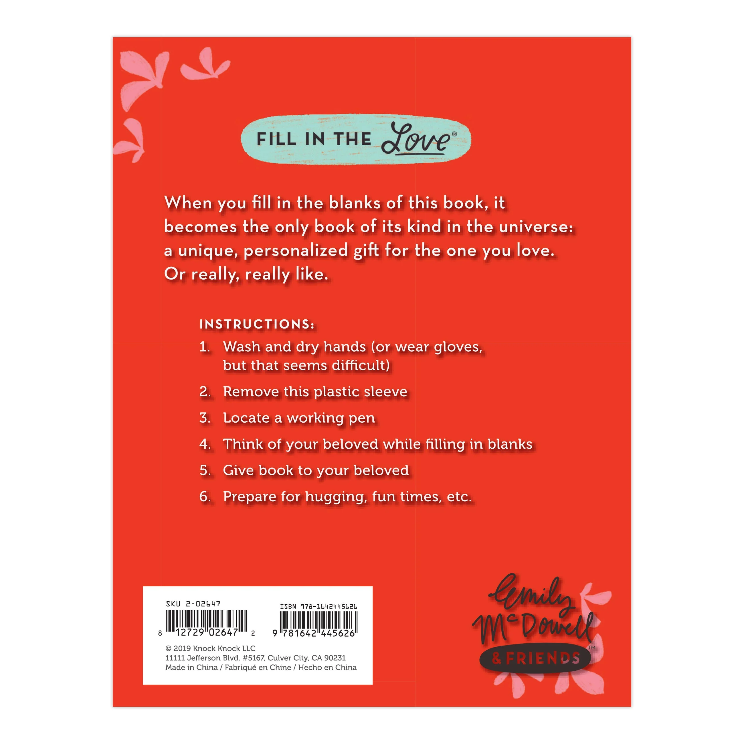 Em & Friends About You Fill in the Love Book - Image 3