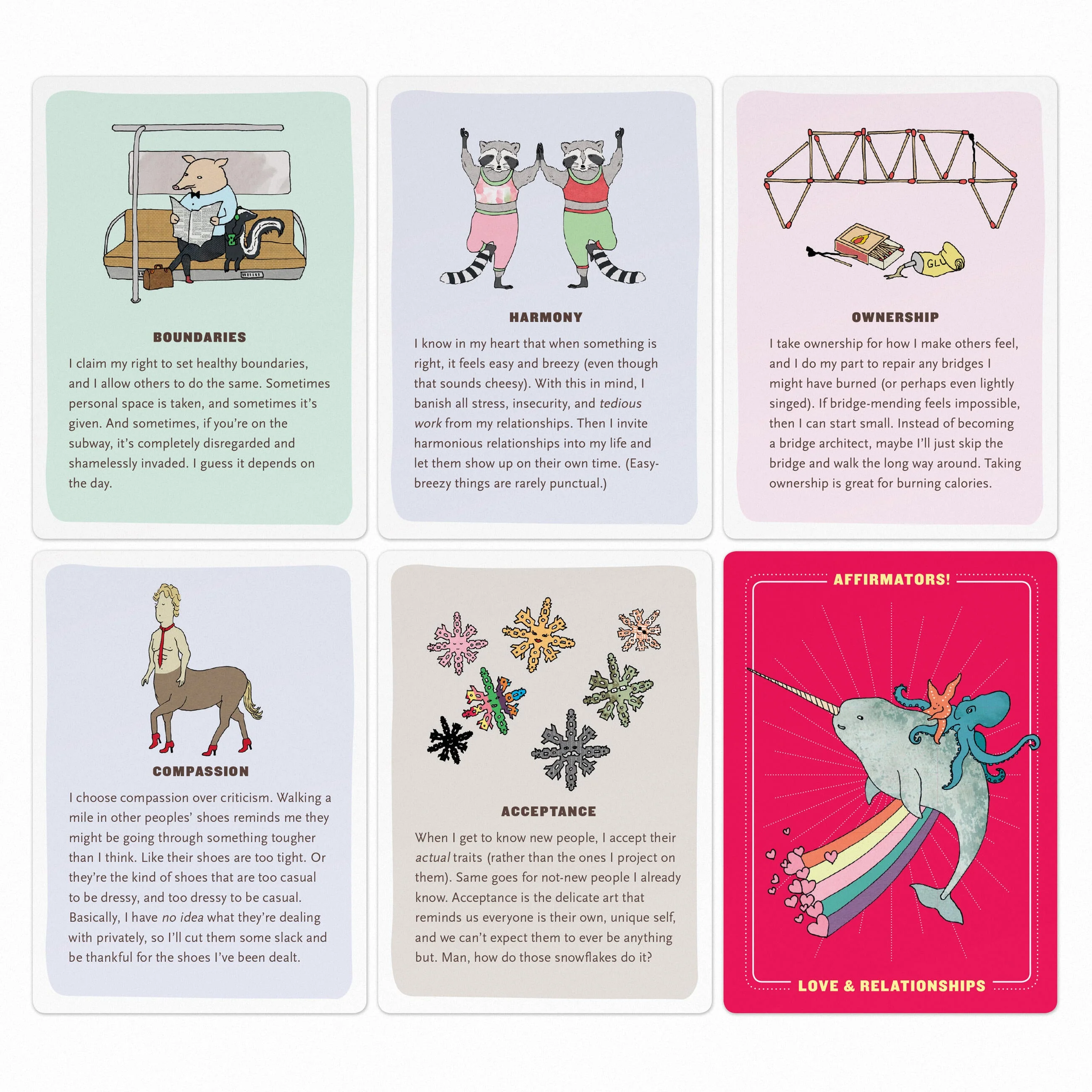 Affirmators! Love & Relationships Deck - Image 3
