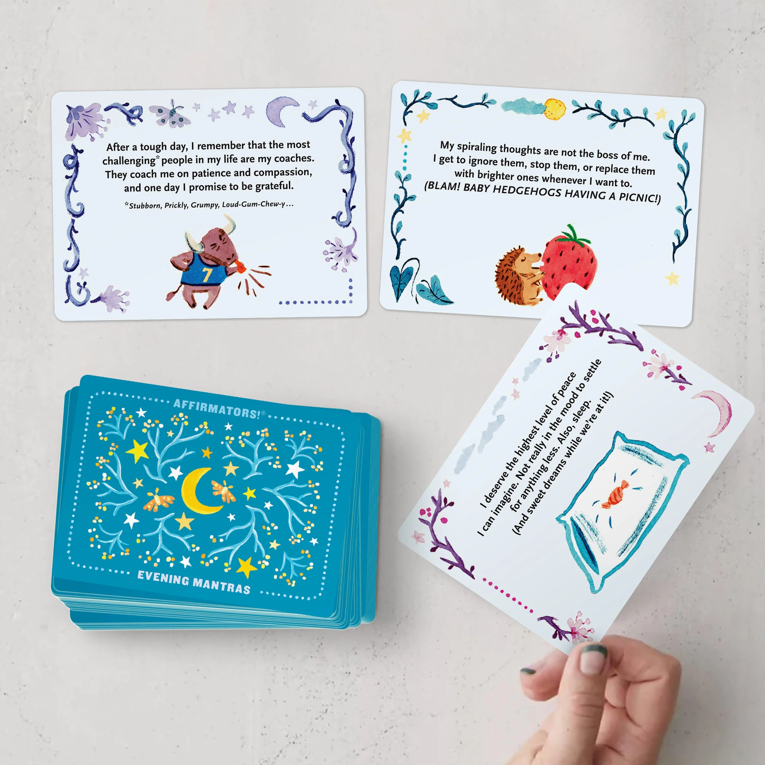 Affirmators! Mantras Evening Night Affirmation Cards Deck (30 Cards) - Image 6