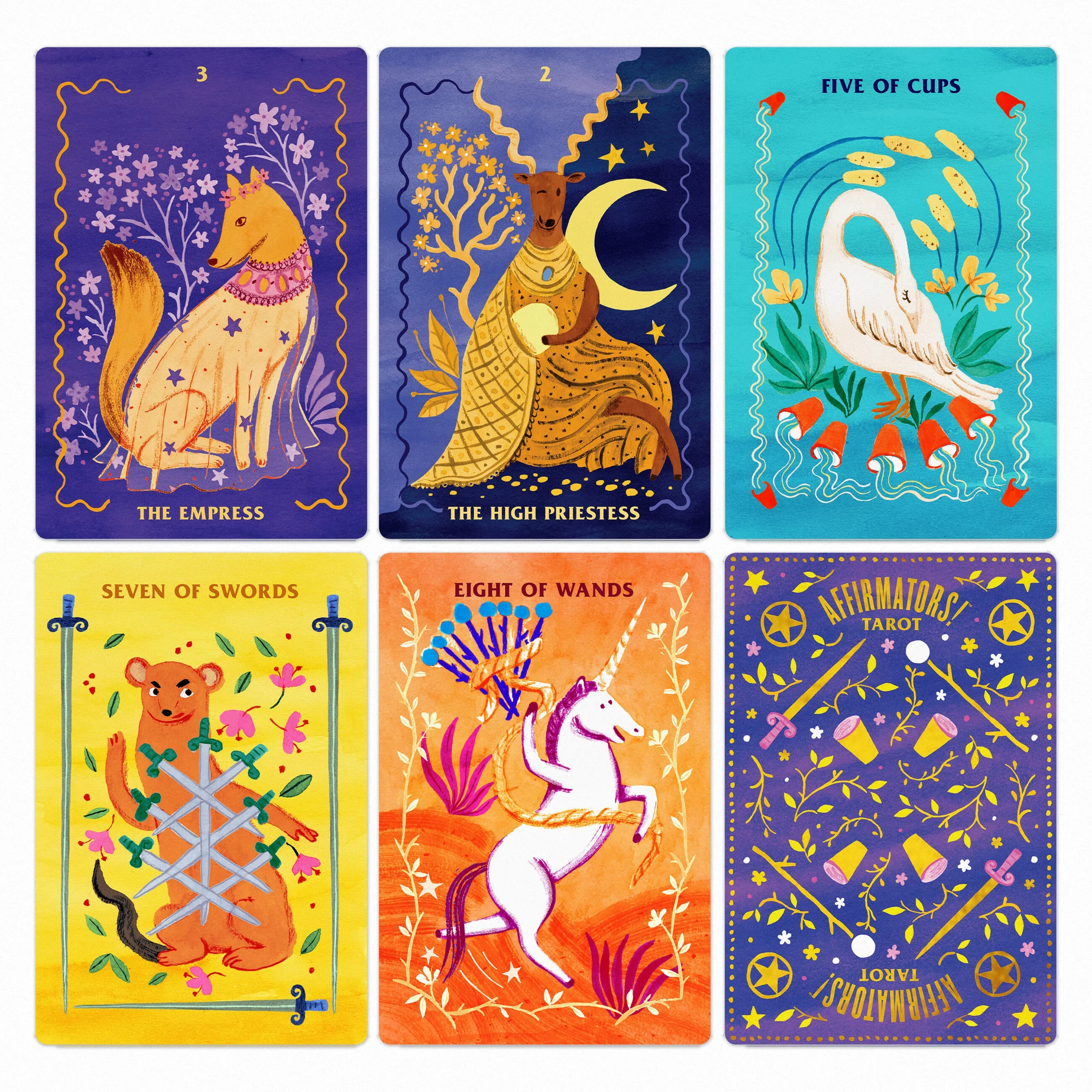 Affirmators! Tarot Cards Deck - Daily Affirmation Tarot Cards with Positive Affirmations For Magical Guidance from the Universe to Help You Help Yourself without the Self-Helpy-Ness - Image 3