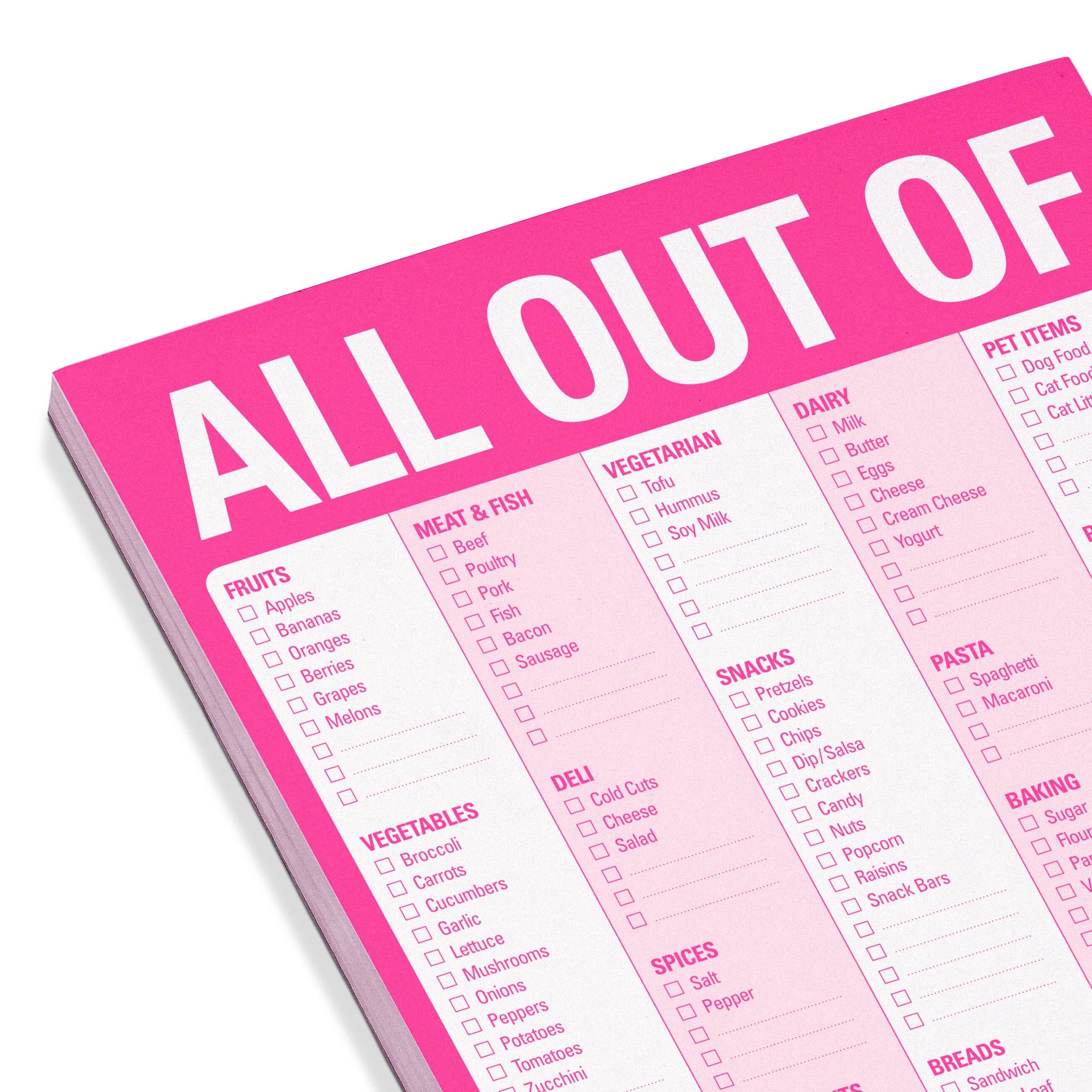 All Out Of Pad with Magnet (Pink) - Image 3