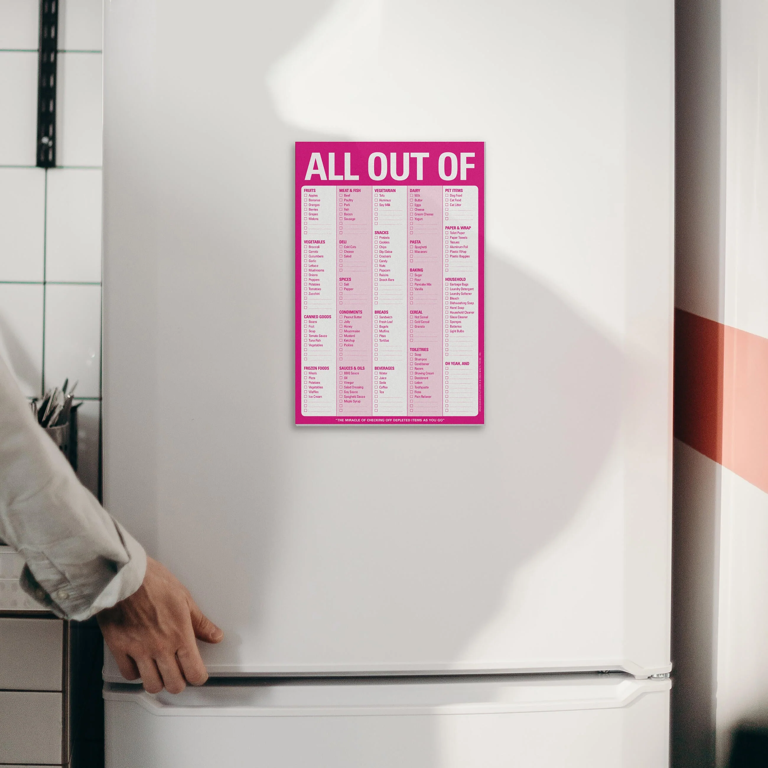 All Out Of Pad with Magnet (Pink) - Image 4