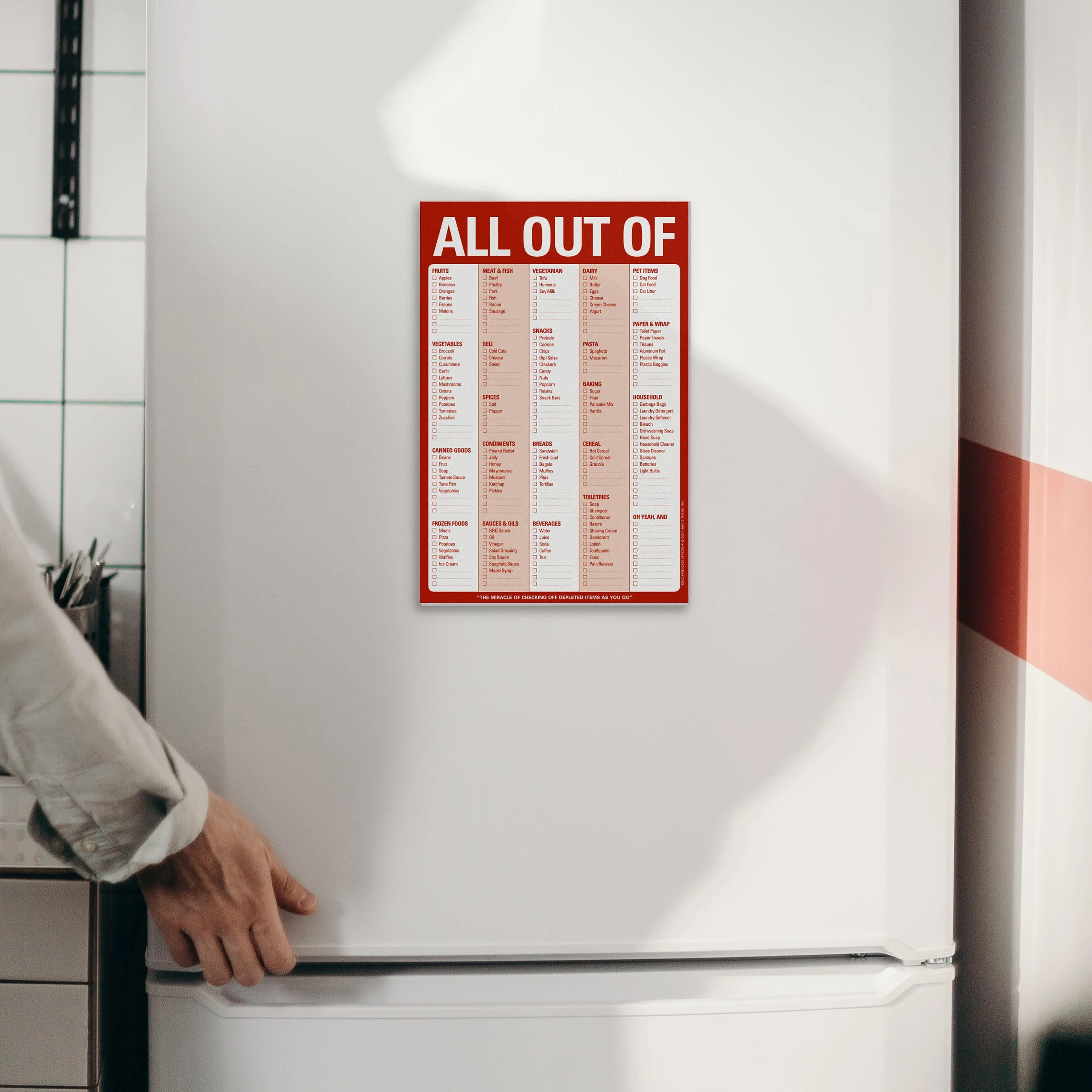 All Out Of Pad with Magnet (Red) - Image 4