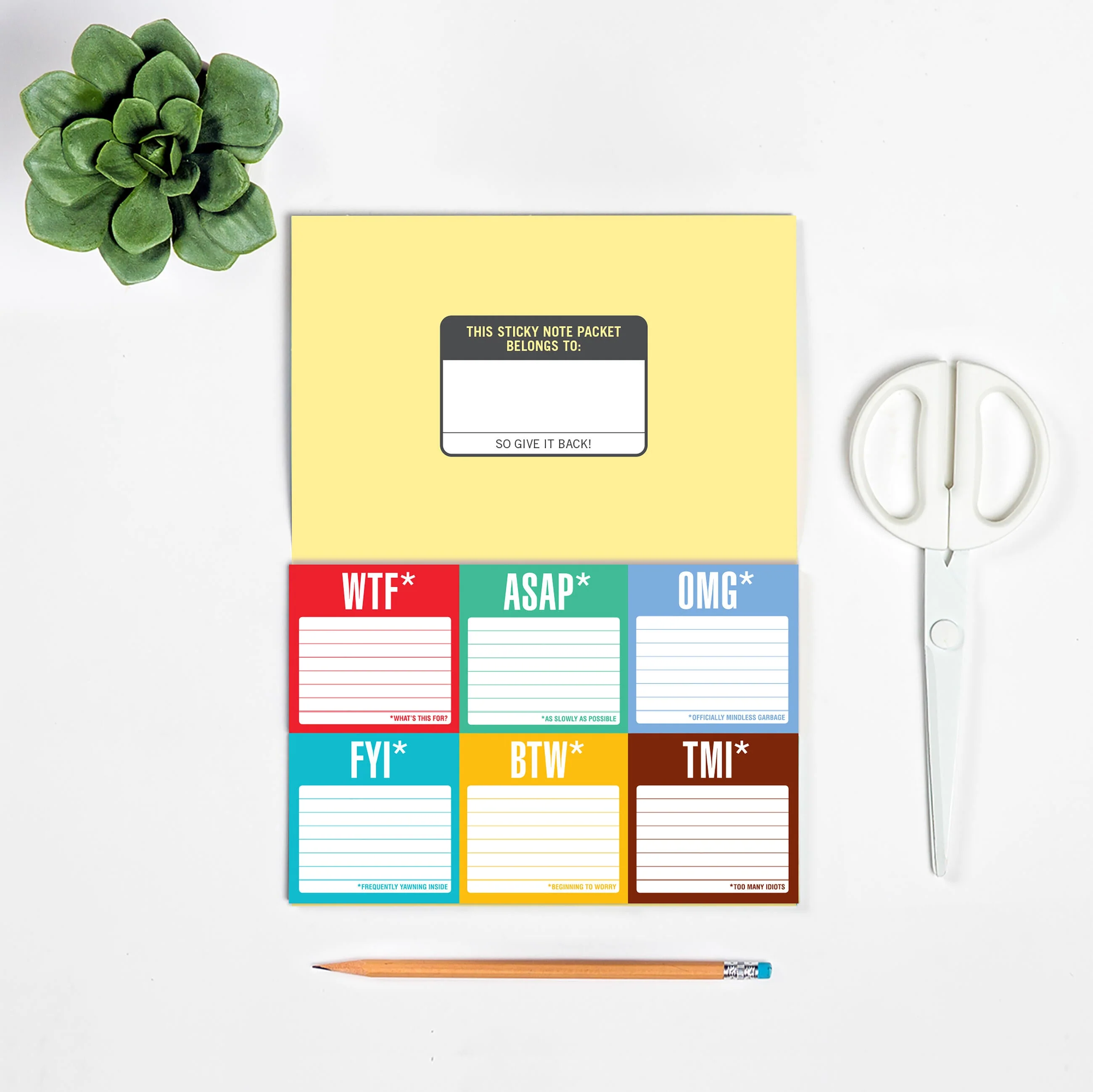 Honest Acronyms Sticky Notes Set / Packet - Image 3