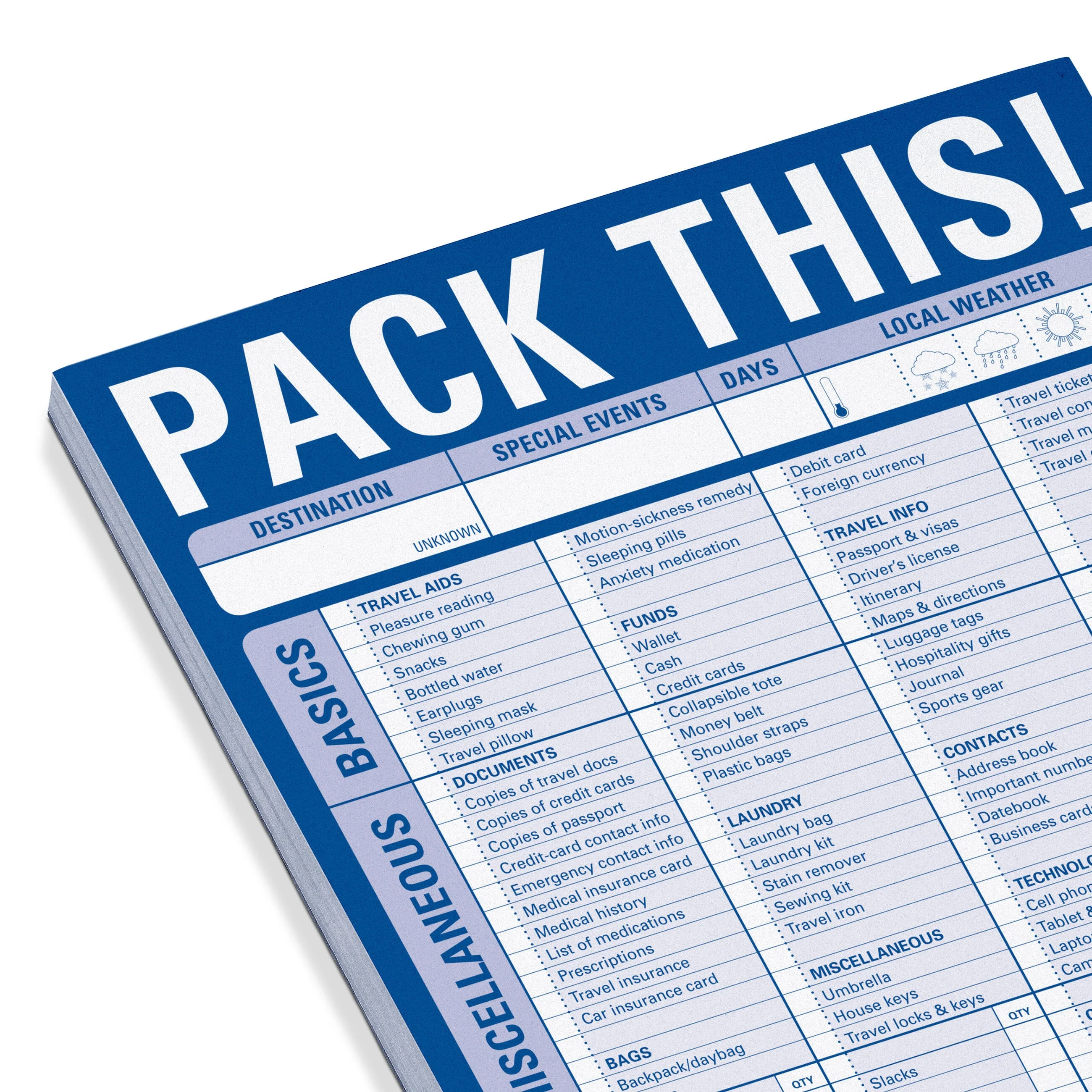 Pack This! Pad (Blue) - Image 3