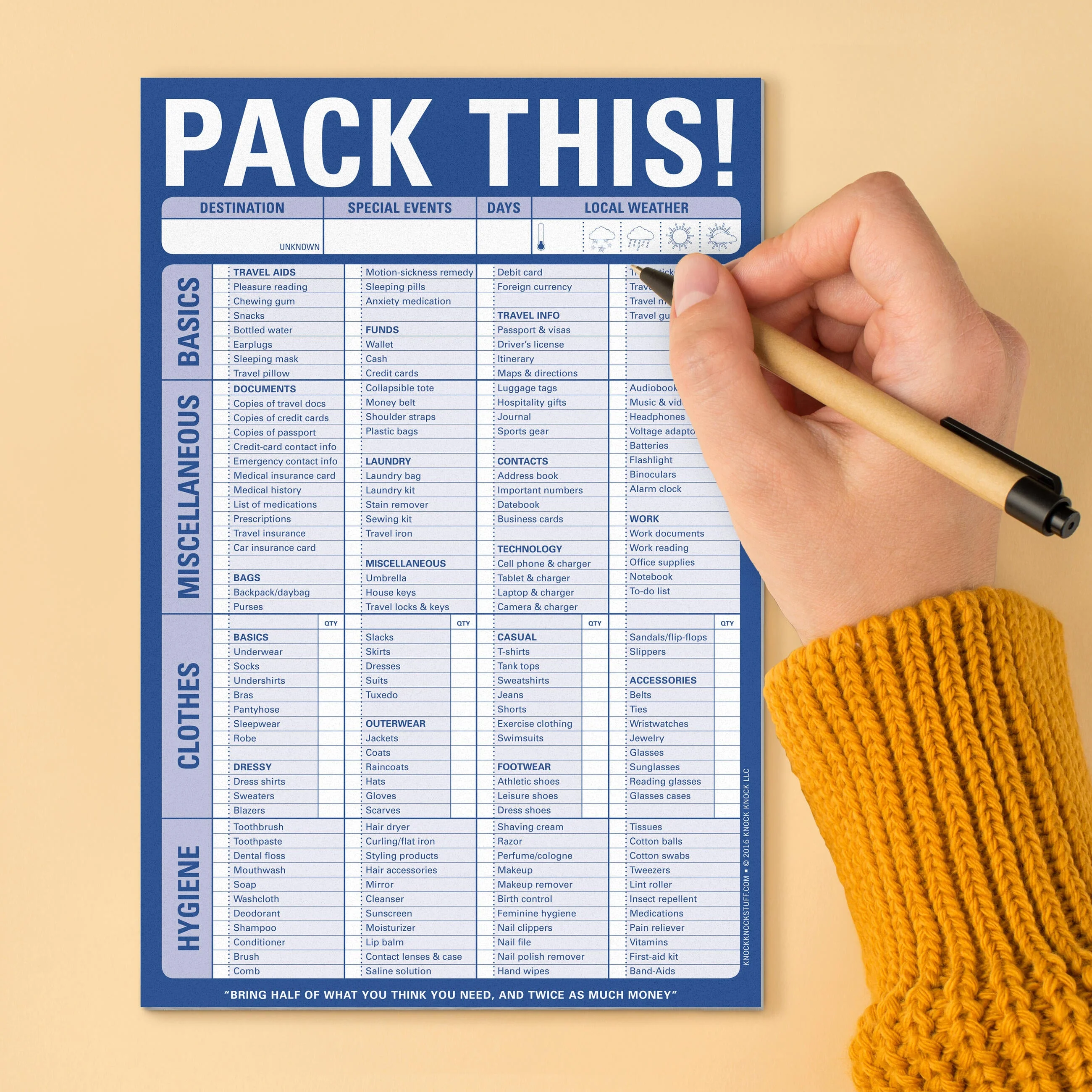 Pack This! Pad (Blue) - Image 5