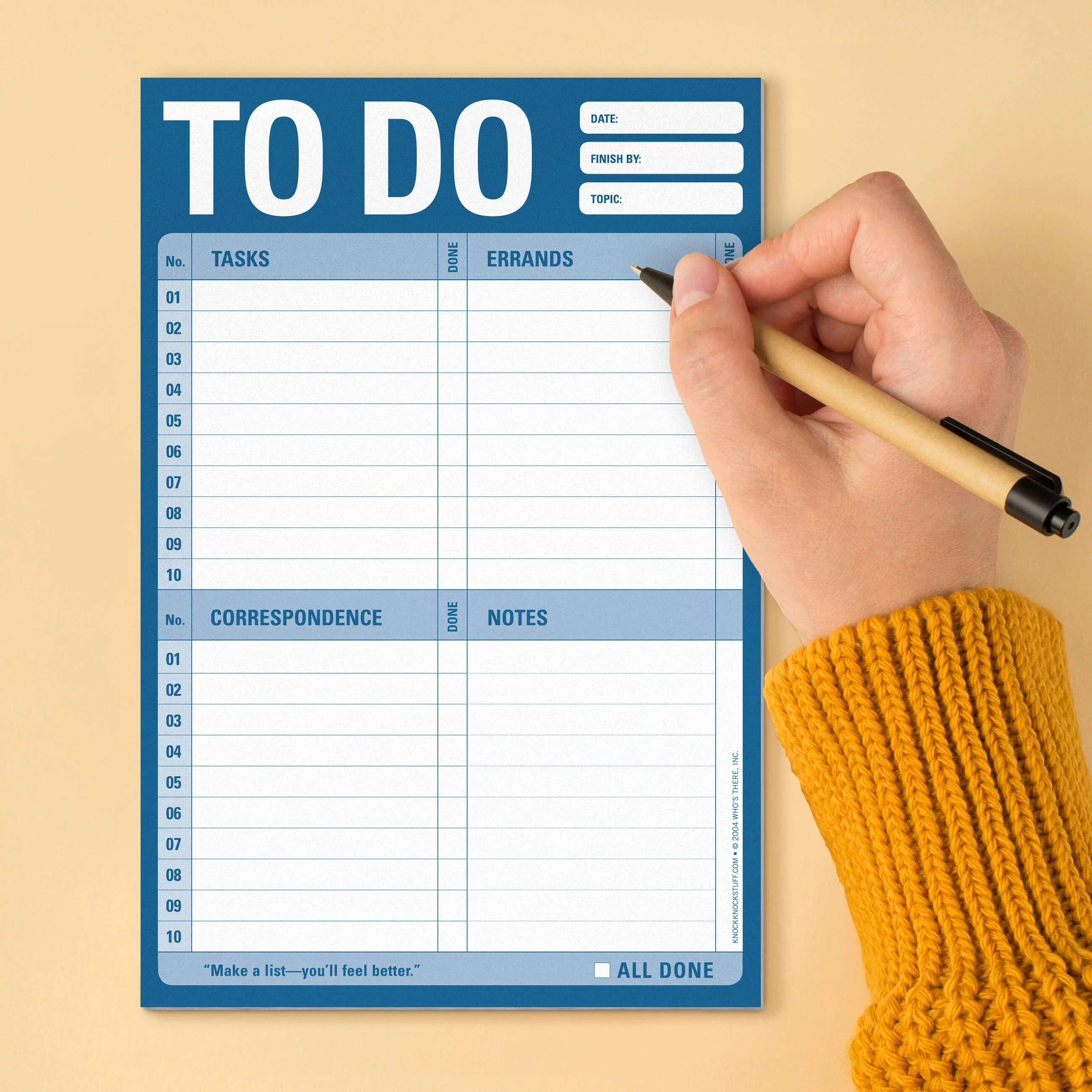 To Do Pad (Blue) - Image 5