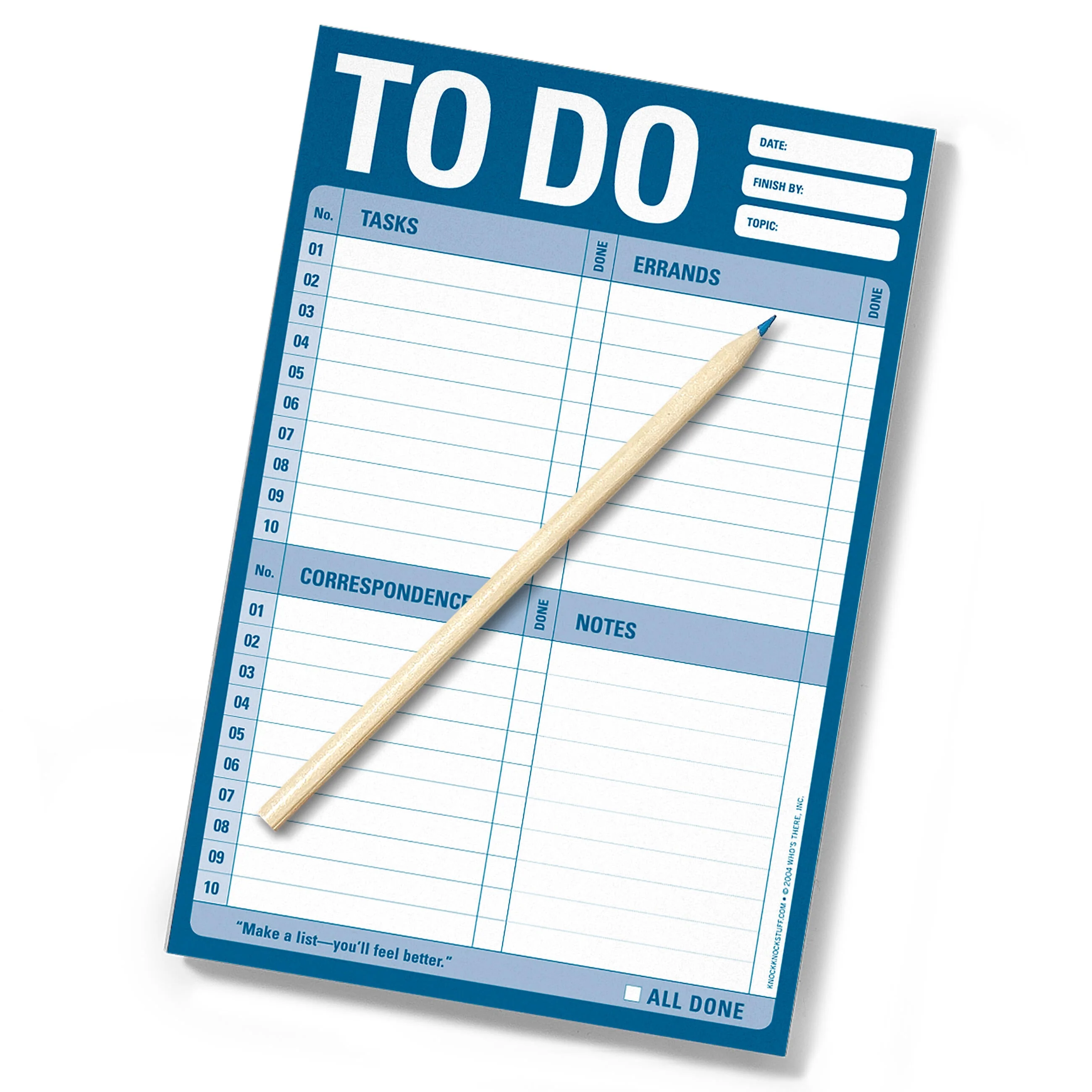To Do Pad (Blue) - Image 6